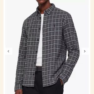 All Saints Amos Flannel LS Shirt